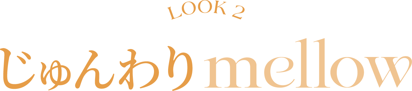 LOOK 2 じゅんわり mellow