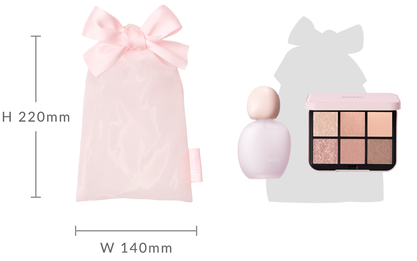 ギフトラッピング巾着 M ラッピング例の画像